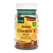 Holland & Barrett Natural Vitamin E 400iu 90 Capsules